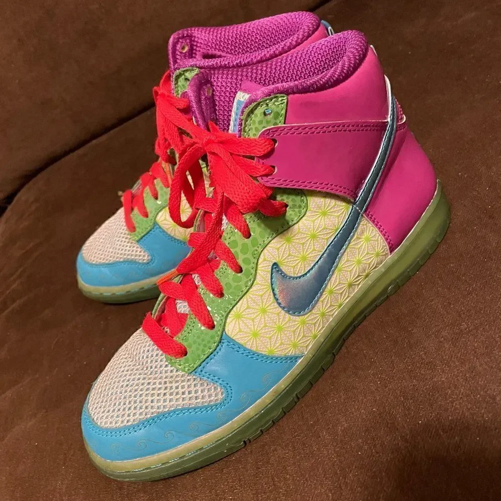 Nike Dunk High Skinny DB Doernbecher Women's Size 7.5 US 38.5 EUR 2011 Warang